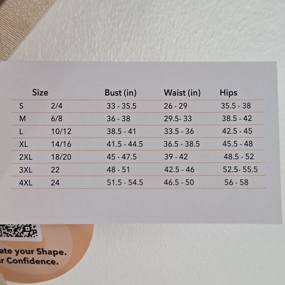 Shapermint Essentials Size XL All Day Every Day Scoop Neck Cami Beige NWT - Picture 5 of 7